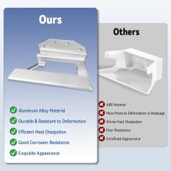 GODPEE Wall Mount Bracket for Starlink Satellite Internet V2 Gen2 Mesh WiFi Router - Aluminum Wall Holder Stand Shelf Rack for Starlink Routers Accessories