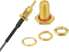 Superbat 3" U.fl/IPEX Cable Mini PCI to SMA Female Low Loss Coaxial Cable for Wireless Routers Mini PCIe Cards Network Extension Bulkhead Pigtail PCI WiFi WAN Repeater Low Loss Coaxial Cable 2-Pack