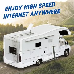 GODPEE Antenna Mounting Kit for Starlink Satellite Dish V2 Standard Actuated Antenna Pipe Adapter - Mount Clamp Holder 220lbs Load Capacity - Work with RV SUV Vehicle Racks Pole Camper Roof Rail