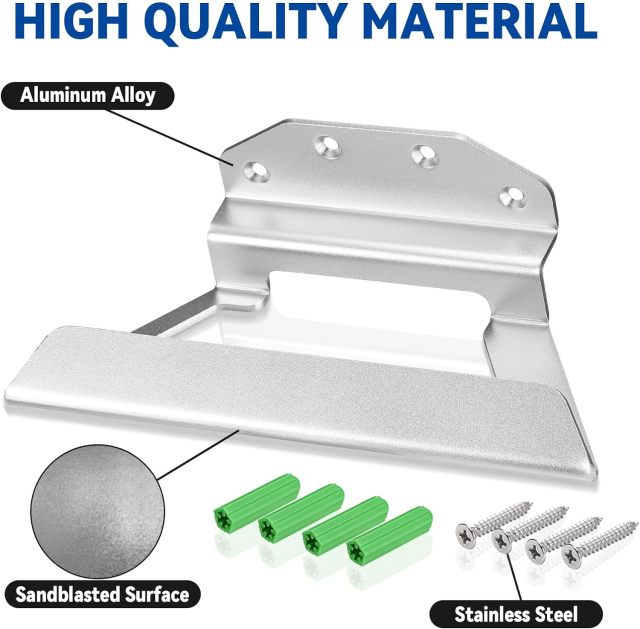 GODPEE Wall Mount Bracket for Starlink Satellite Internet V2 Gen2 Mesh WiFi Router - Aluminum Wall Holder Stand Shelf Rack for Starlink Routers Accessories