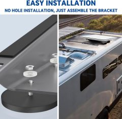 Magnetic Mount for Starlink V2 Gen2 [ Flat High-Performance ] Antenna - Holds Up to 1200lbs of Vertical Force - Magnetic Bracket Bases for Starlink V 2 Internet Satellite Dish Antennas Mounting Kit