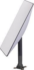 GODPEE Antenna Heavy-Duty Bracket for Starlink Satellite Dishes Roof Pole Mounting Kit Accessory - Short Horizontal Bracket with Wire Cable Clips