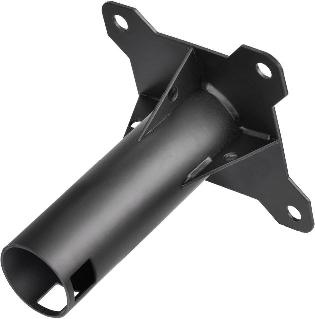 GODPEE Antenna Heavy-Duty Bracket for Starlink Satellite Dishes Roof Pole Mounting Kit Accessory - Short Horizontal Bracket with Wire Cable Clips