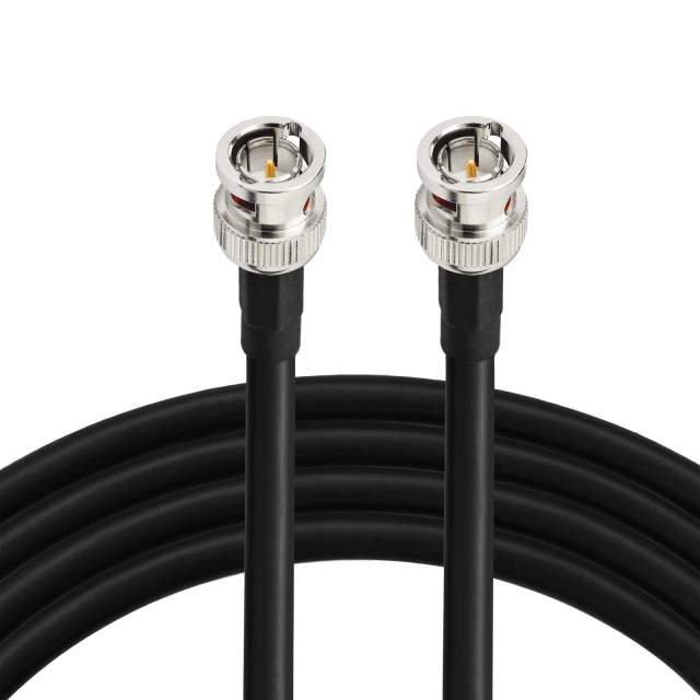 Superbat SDI Video Cable  BNC Male to BNC Male Using Belden 1694A Black Coax Cable