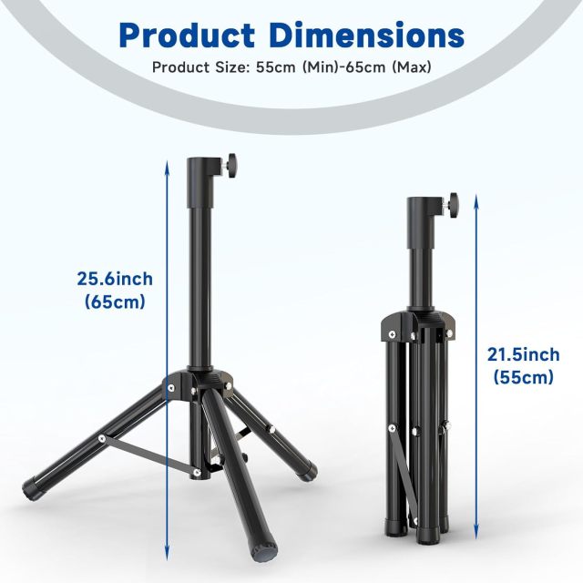 GODPEE Portable Tripod Mount Bracket - Compatible with Starlink Satellite Dish V2 V1 [Standard Actuated] [High Performance] Antenna - for RV Camping Yacht Outdoor Field