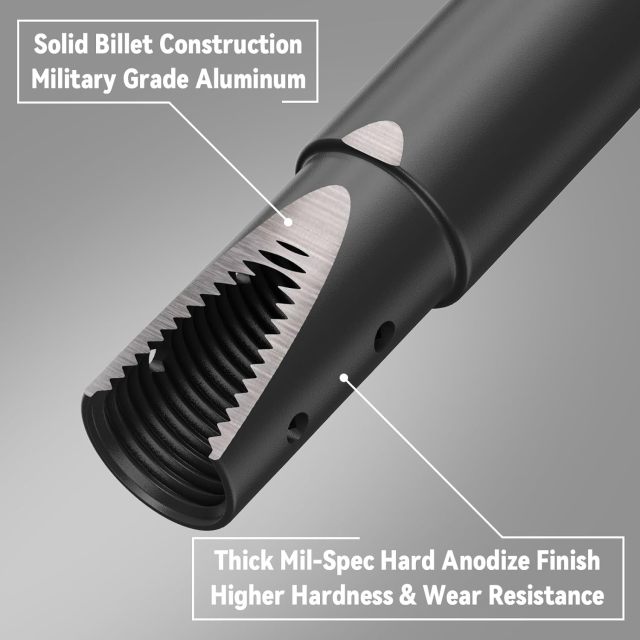 GODPEE Pipe Adapter for Starlink Satellite Dish V2 Antenna Pole Mount for Mast with Inner Diameter of 1.37inch - Sturdy Aluminium Alloy - Built-in Anti-Rotation Rib Safe Stable Pipe Adapter