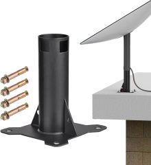 GODPEE Antenna Heavy-Duty Bracket for Starlink Satellite Dishes Roof Pole Mounting Kit Accessory - Short Horizontal Bracket