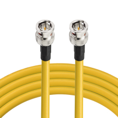Superbat SDI Video Cable  BNC Male to BNC Male Using Belden 1694A Yellow Coax Cable