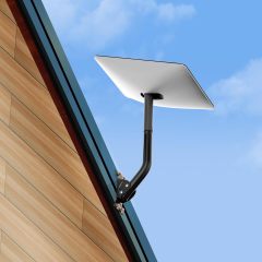 GODPEE Antenna Wall Mounting Kit Roof J-Pole Mount for Starlink Satellite Internet Installation Kit Accessories with Stainless Steel Mast Clamps - Bracket Adjustable Angle