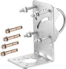 GODPPE Starlink Antenna Wall U Bolt Pole Clamp Mount Bracket Set Starlink Pipe Adapter -for Starlink Outdoor TV Satellite Dish Lora Antenna Mast Universal Mounting Kit - for Holding Pole 1.1 to 1.97in