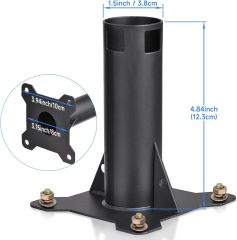 GODPEE Antenna Heavy-Duty Bracket for Starlink Satellite Dishes Roof Pole Mounting Kit Accessory - Short Horizontal Bracket