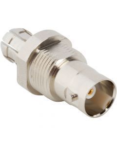 BNC Jack to BNC Push-on Plug Adapter 75 Ohm Straight Bulkhead