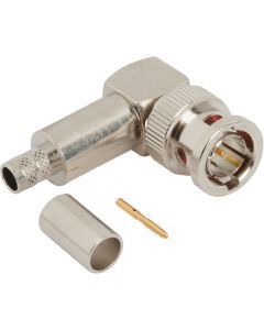 BNC Right Angle Crimp Plug Belden 1505A AT&T 734 75 Ohm