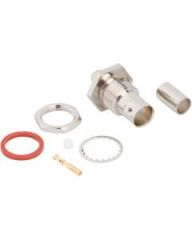 BNC Straight Crimp Jack Belden 1505A Belden 4505R AT&T 734 Bulkhead Front Mount 75 Ohm 12G Optimized