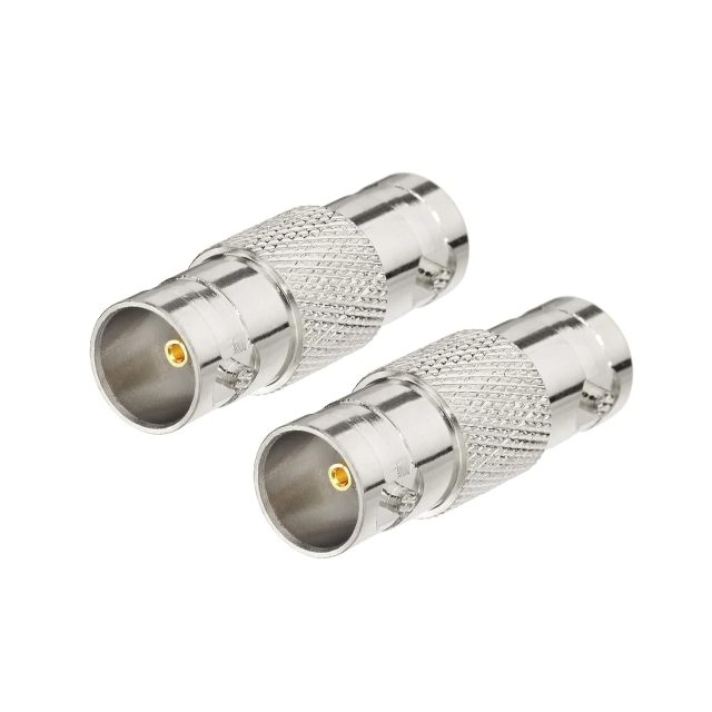 Superbat BNC Adapter 75 Ohm SDI Connector BNC Female to Female Barrel Connector for HD-SDI/3G-SDI/4K/8K SDI Video Camera Cable (2Pcs)