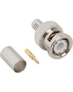 BNC Straight Crimp Plug RG-59 20AWG RG-59DS 75 Ohm