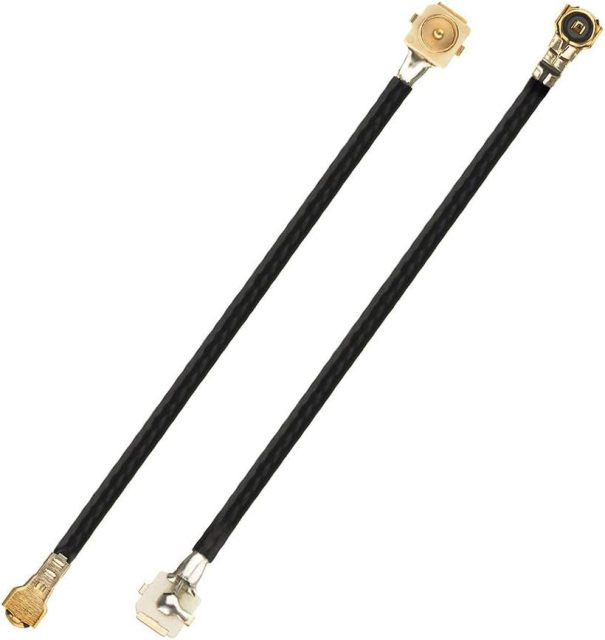 Superbat MHF4/IPEX4/IPX4 to U.FL Cable (3.5cm/1.37") MHF4 Female to IPX (IPEX/UFL) Male RF Pigtail Cable 1.13MM Low-Loss Extension Cable 2-Pack