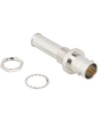 BNC Jack to BNC Push-on Plug Adapter 75 Ohm Straight Bulkhead