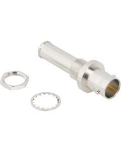 BNC Jack to BNC Push-on Plug Adapter 75 Ohm Straight Bulkhead