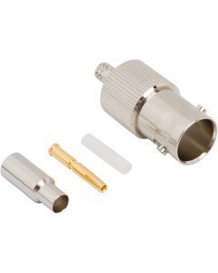 BNC Straight Crimp Jack RG-179DS RD-179 75 Ohm