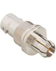 BNC Jack to BNC Push-on Plug Adapter 75 Ohm Straight Bulkhead