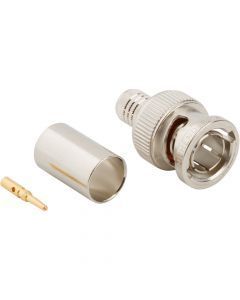 BNC Straight Crimp Plug RG-59 20AWG RG-59DS 75 Ohm