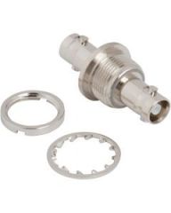 HD-BNC Jack to HD-BNC Jack Adapter 75 Ohm Straight Bulkhead Isolated