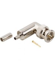 BNC Right Angle Crimp Plug RG-179 Belden 179DT 75 Ohm