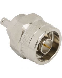 N-Type Plug to 1.0-2.3 Jack Adapter 75 Ohm Straight