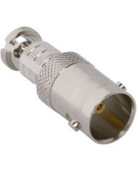 BNC Jack to HD-BNC Plug Adapter 75 Ohm Straight 12G Optimized