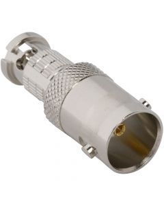 BNC Jack to HD-BNC Plug Adapter 75 Ohm Straight 12G Optimized