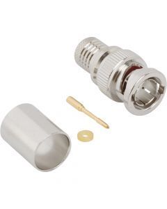 BNC Straight Crimp Plug Belden 4731P Belden 4731R 75 Ohm 12G Optimized