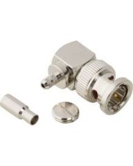 BNC Right Angle Crimp Plug RG-179 Belden 179DT 75 Ohm