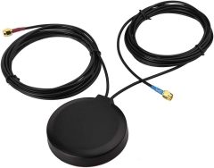 Superbat GPS + 4G LTE Combination Antenna Magnetic Mount with SMA Connector for GPS Navigation Head Unit Car Telematics 4G LTE Mobile Cell Booster System
