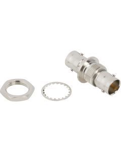 BNC Jack to BNC Jack Adapter 75 Ohm Straight Bulkhead Isolated