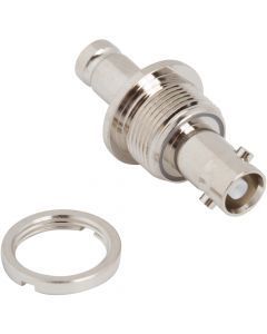 HD-BNC Jack to 1.0-2.3 Jack Adapter 75 Ohm Straight Bulkhead Isolated