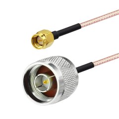 SUPERBAT SMA Male to N Male Coaxial Coax Cable 20inches, SMA to N Cable + 5pcs SMA to N Male/Female Adapter KIT for Cell Antenna Router 3G 4G LTE Ham Antenna etc