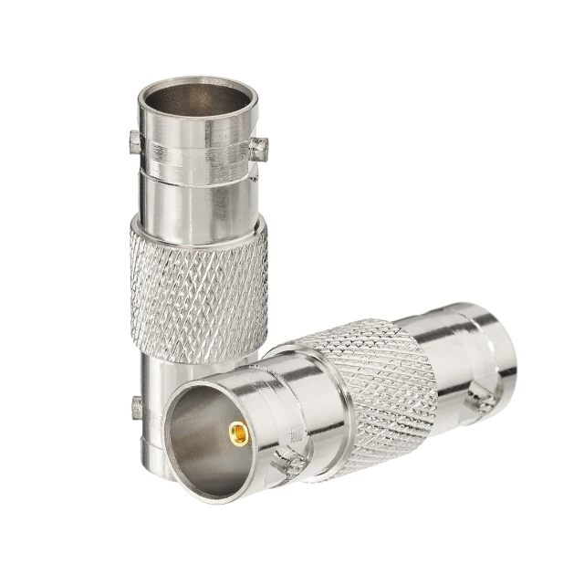 Superbat BNC Adapter 75 Ohm SDI Connector BNC Female to Female Barrel Connector for HD-SDI/3G-SDI/4K/8K SDI Video Camera Cable (2Pcs)