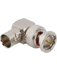 BNC Jack to BNC Plug Adapter 75 Ohm Right Angle