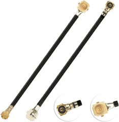 Superbat MHF4/IPEX4/IPX4 to U.FL Cable (10cm/3.9") MHF4 Female to IPX (IPEX/UFL) Male RF Pigtail Cable 1.13MM Low-Loss Extension Cable 2-Pack
