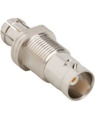 BNC Jack to BNC Push-on Plug Adapter 75 Ohm Straight Bulkhead