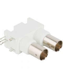BNC Right Angle Jack Bulkhead Rear Mount