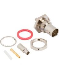 BNC Straight Crimp Jack RG-179DS RD-179 Bulkhead Rear Mount 75 Ohm