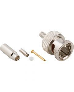 BNC Straight Crimp Plug RG-174 RG-188 RG-316 Times LMR-100A 75 Ohm