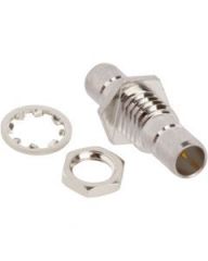 Mini-SMB Jack to Mini-SMB Jack Adapter 75 Ohm Straight Bulkhead