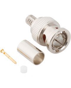 BNC Straight Crimp Plug Belden 1505A Belden 4505R AT&T 734 75 Ohm 12G Optimized
