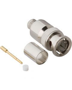BNC Straight Crimp Plug Canare L-5.5CUHD 75 Ohm 12G Optimized