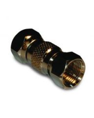 F-Type Plug to F-Type Plug Adapter 75 Ohm Straight