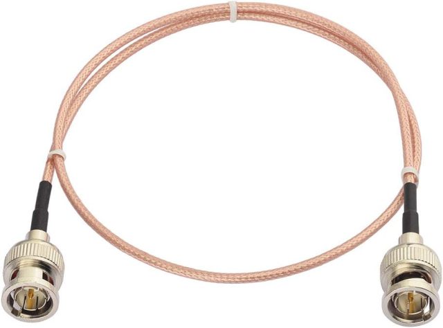 Superbat 3G/HD SDI Cable BNC Cable 75 ohm 20inch for Cameras and Video Equipment，Supports HD-SDI/3G-SDI/4K SDI Video Cable (Straight,1Pcs)