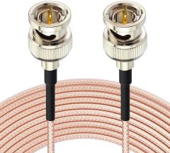 Superbat 3G HD SDI Cable BNC Cable(30cm 75 Ohm) RG179 Jumper for Cameras and Video Equipment，Supports HD-SDI/3G-SDI/4K/8K，SDI Video Cable (Straight,1Pcs)